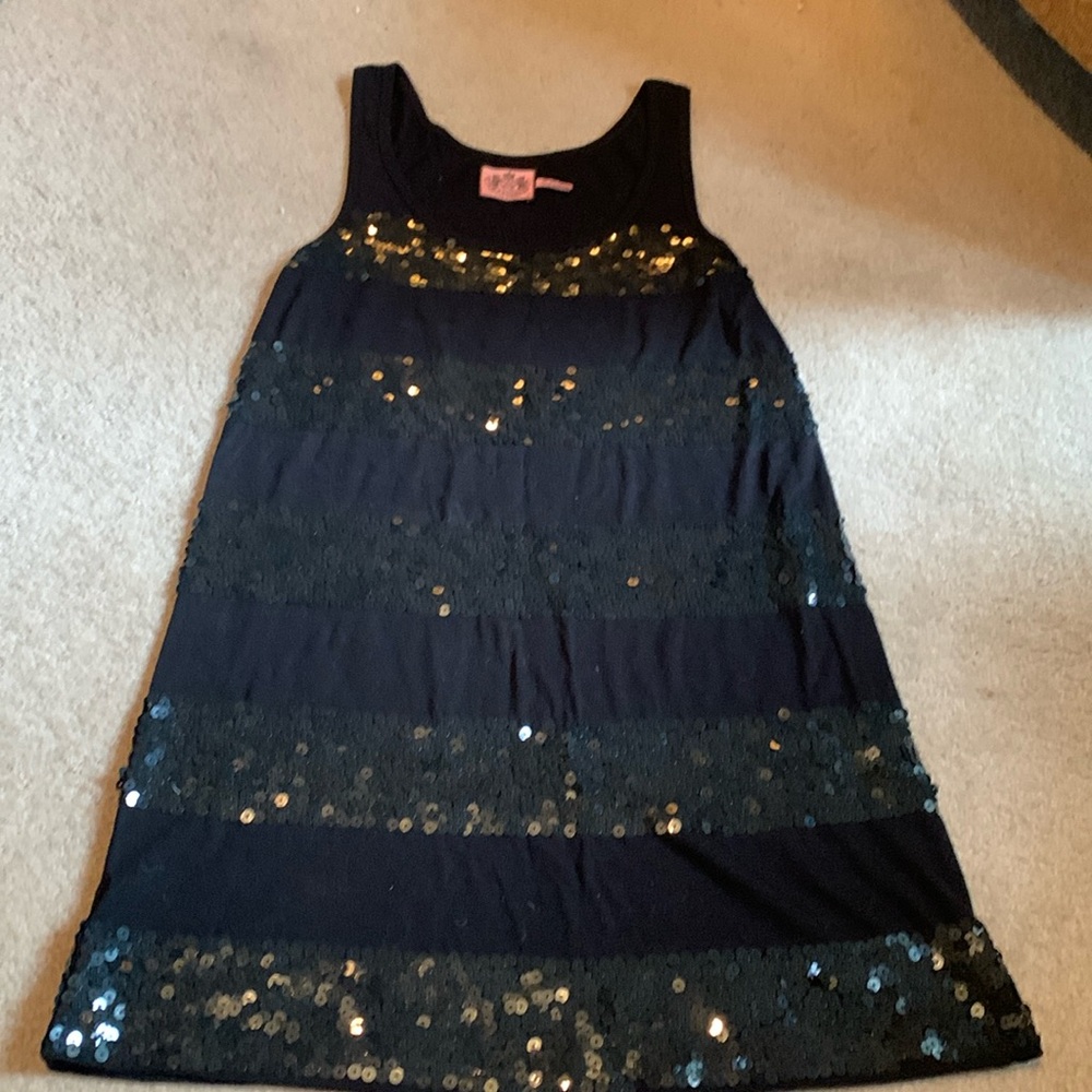 Juicy Couture Cotton Knit Sequin Dress